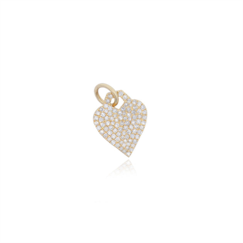 The Lovery diamond heart padlock charm