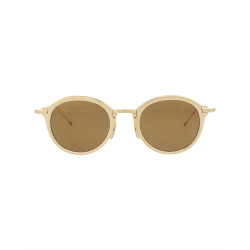 Thom Browne round-frame metal sunglasses