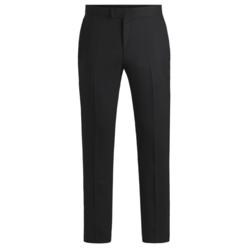 HUGO slim-fit suit trousers in wool twill
