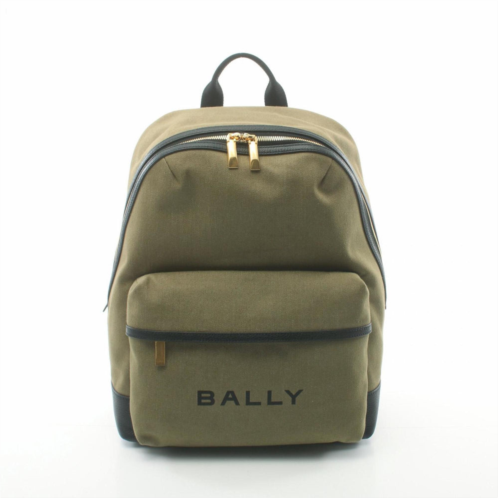 Bally canvas leather backpack