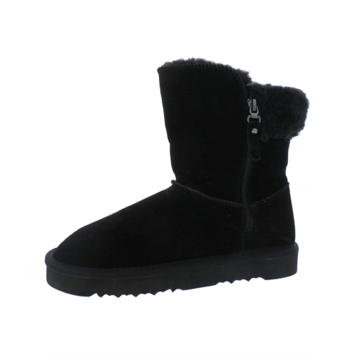 Style & Co. womens suede winter shearling boots