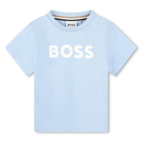 BOSS pale blue logo t-shirt