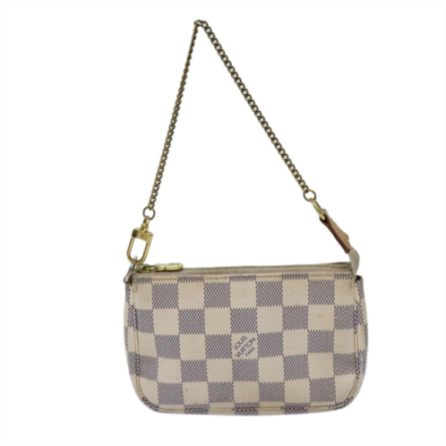 Louis Vuitton pochette accessoires canvas clutch bag (pre-owned)