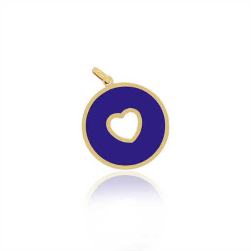 The Lovery lapis donut heart charm