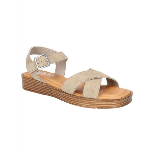 Bella Vita car-italy womens leather wedge platform sandals