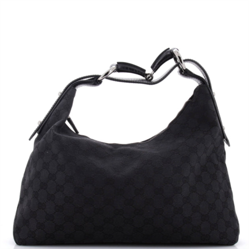 Gucci horsebit hobo gg canvas medium