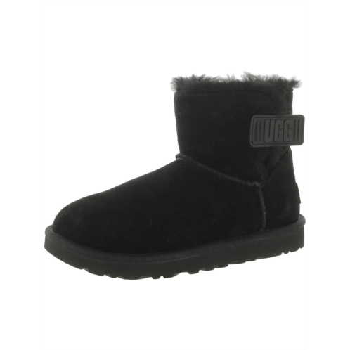 Ugg mini bailey womens suede faux fur lined winter & snow boots