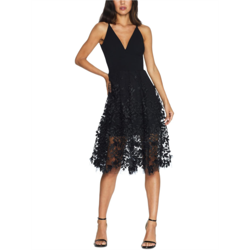 Dress The Population darleen womens mesh g cocktail and party dress