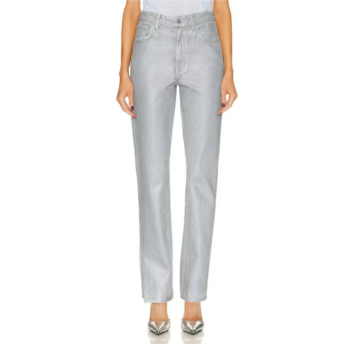 GRLFRND harlow pant in silver