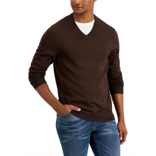 Club Room mens wool blend v-neck sweater