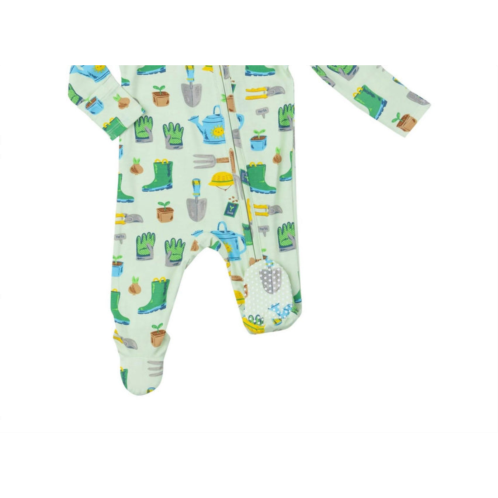 ANGEL DEAR babys 2 way zipper footies pajamas in garden tools