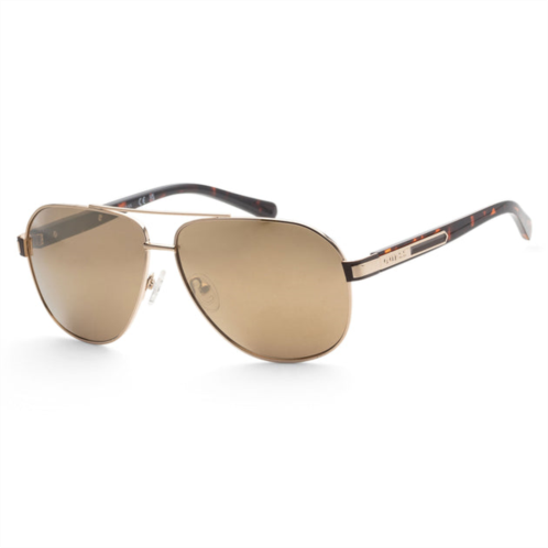 Guess mens 61mm gold sunglasses gf0247-32g