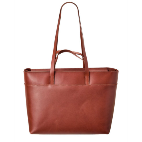 Madewell the zip-top essential leather tote