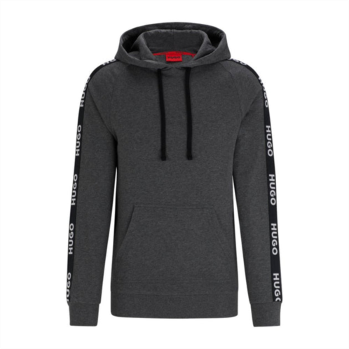 HUGO relaxed-fit hoodie with logo tape