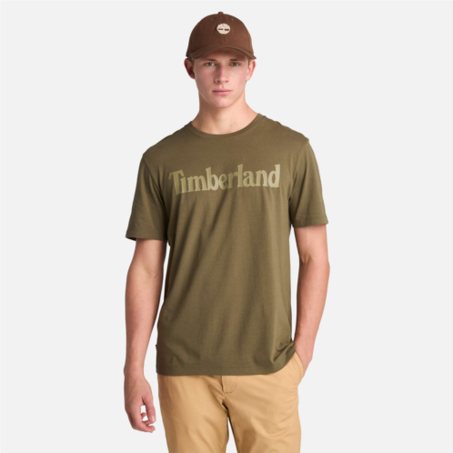 Timberland mens northwood us wordmark logo short sleeve t-shirt