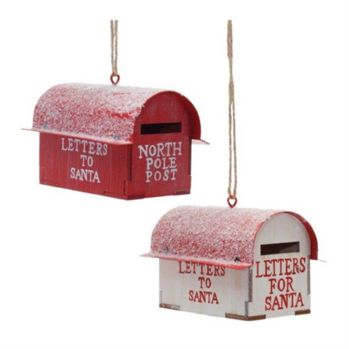 HouzBling mailbox ornament (set of 4) 3h metal