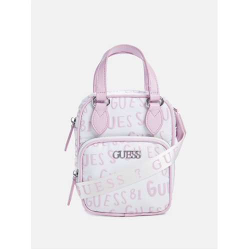 Guess Factory logo print nylon crossbody