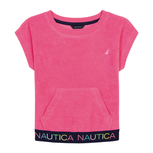 Nautica girls elastic hem sweatshirt (7-16)