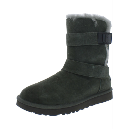 Ugg bailey graphic womens suede pull on ankle boots