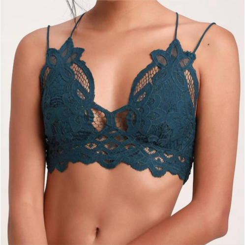 Free People adella bralette in turquoise