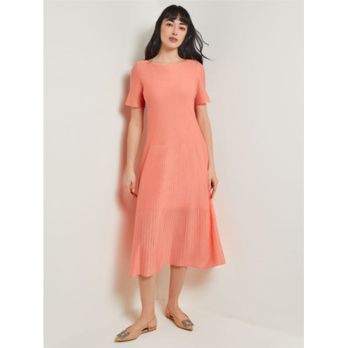 Misook midi a-line dress