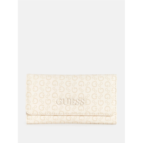 Guess Factory bowie debossed logo slim clutch wallet