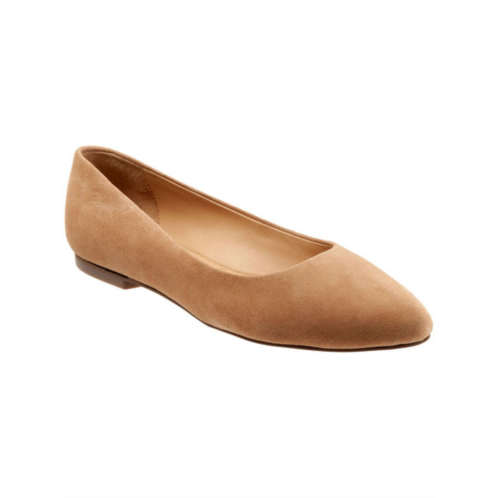 Trotters estee womens leather slip on flats