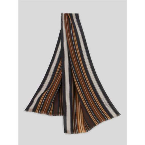 ETRO striped jacquard scarf