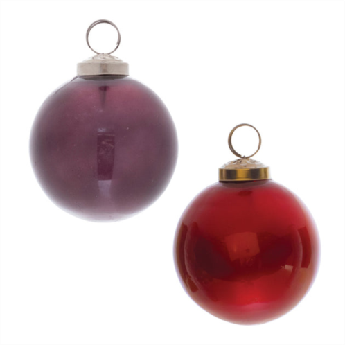 HouzBling ball ornament (set of 6) 3d glass