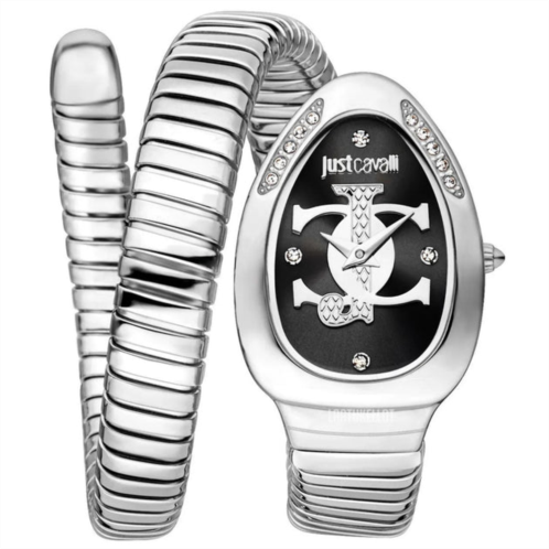 Just Cavalli womens taglio solo silver dial watch