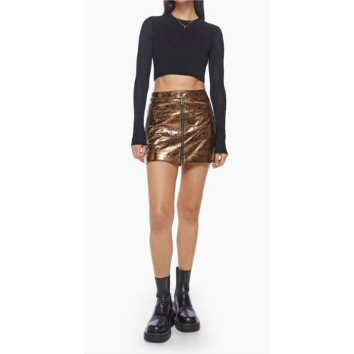 Mother sprocket mini skirt in crushing cans