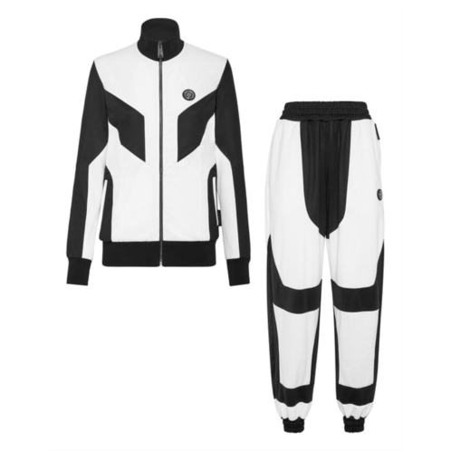 PLEIN SPORT jogging set: zip-up jacket + pants statement