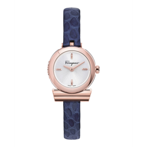 Salvatore Ferragamo gancino leather watch