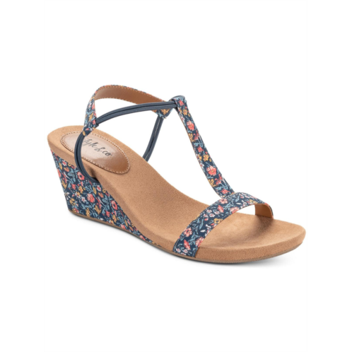 Style & Co. mulan womens t-strap wedge sandals