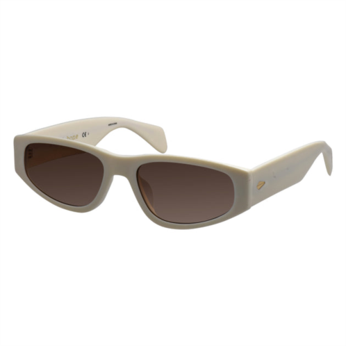 Rag & Bone rnb 1047/g/s 2mb 55mm womens oval sunglasses