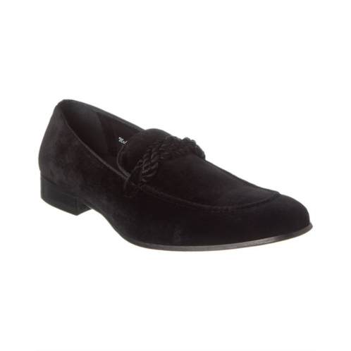 Mezlan velvet braided dress shoe