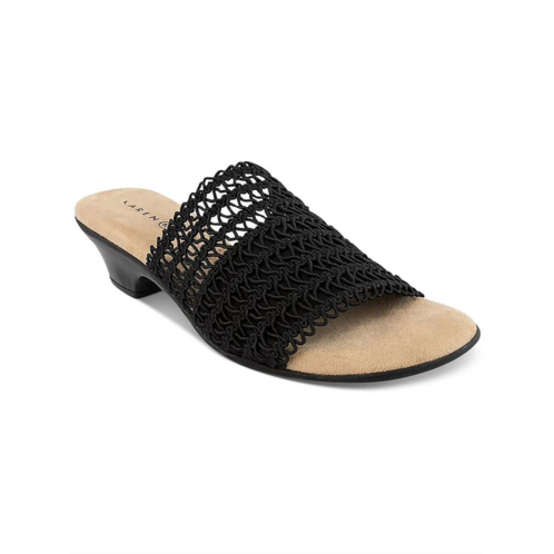 Karen Scott elsa womens open toe slip on slide sandals