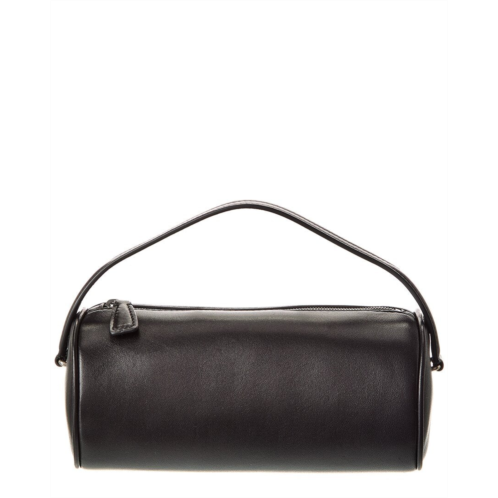 The Row round 90s leather clutch