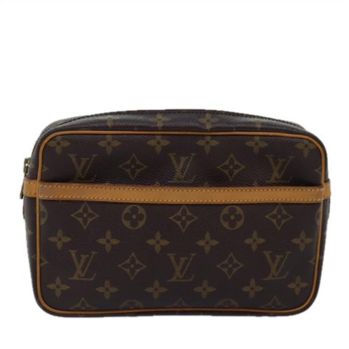 Louis Vuitton compiegne canvas clutch bag (pre-owned)