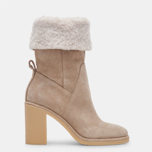 Dolce Vita caddie plush boots almond suede