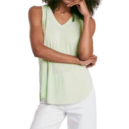 Another Love ellis v-neck tank in misty jade