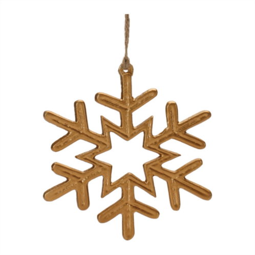 HouzBling snowflake ornament (set of 12) 5h aluminum