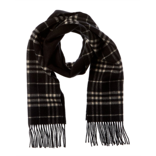 Burberry check reversible cashmere scarf