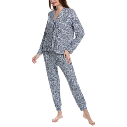 DKNY 2pc notch top & jogger sleep set