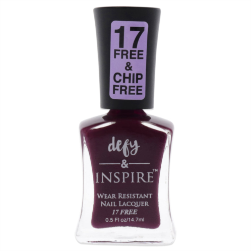 Defy and Inspire wear resistant nail lacquer - 230 bridezilla by for women - 0.5 oz nail polish