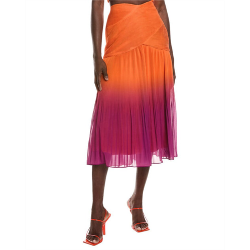 AMUR louise pleated maxi skirt