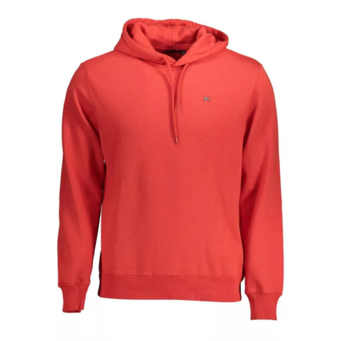 Napapijri chic hooded sweatshirt with logo mens detail