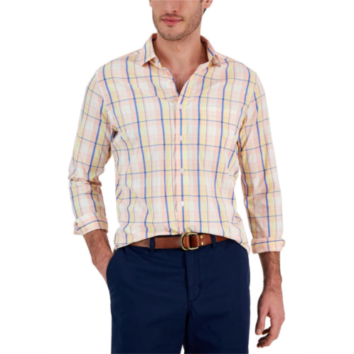 Club Room mens woven classic fit button-down shirt