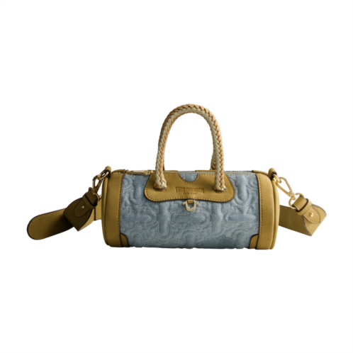 True Religion quilted horseshoe mini duffel crossbody bag