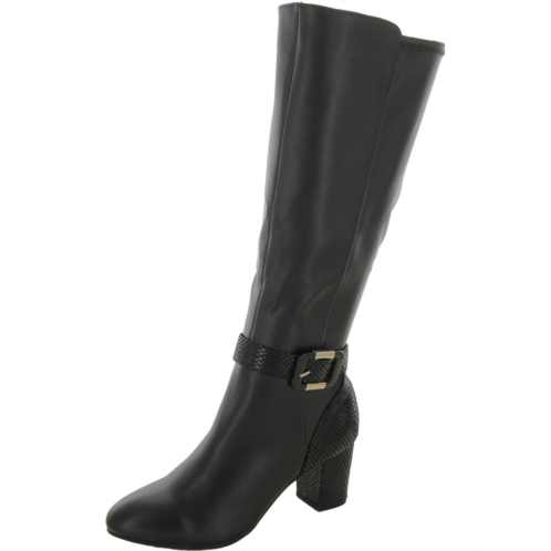 Karen Scott isabell womens pull on wide calf knee-high boots